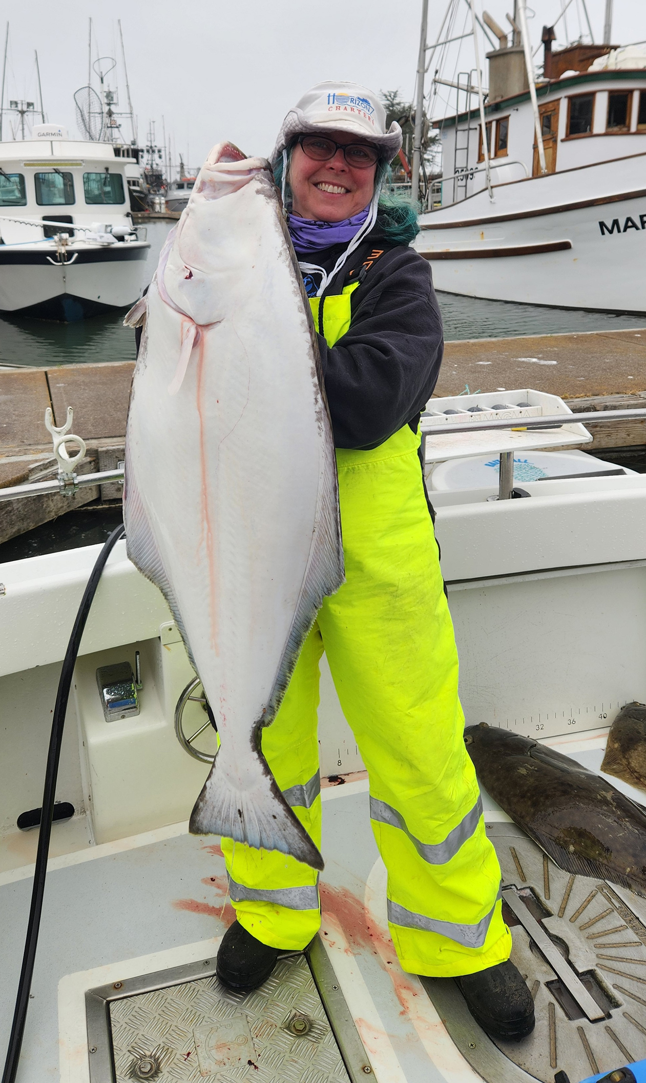 I Went to Alaska for the Halibut Fishing Fish' Duffle Bag